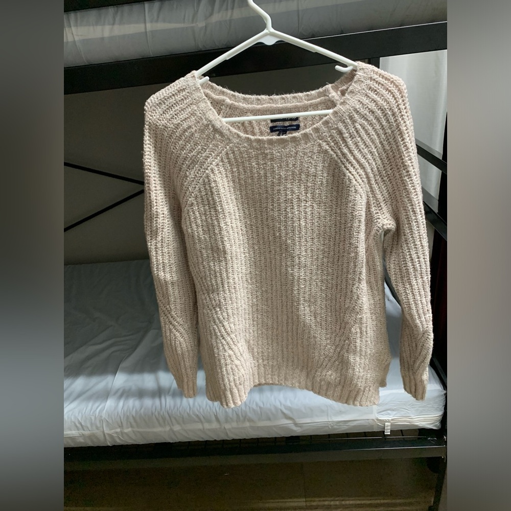 Sweater - Light Pink/Cream - Size Medium